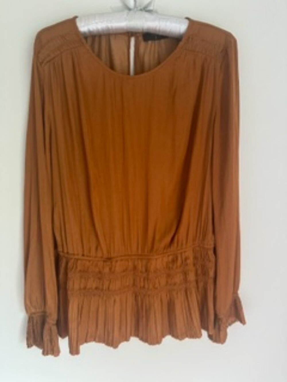 Long sleeve blouse for dress up or down